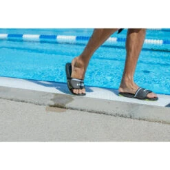 Badsandalen Voor Heren Slap 900 Soft -Schoenen Promotiewinkel badslippers heren slap 900 soft zwart geel 7