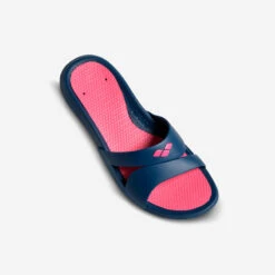 Arena Badslippers Nina Roze/marineblauw -Schoenen Promotiewinkel badslippers nina rozemarineblauw 2