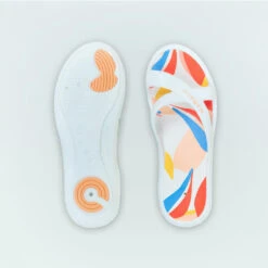 Badslippers Voor Zwemsport Dames Slap 500 -Schoenen Promotiewinkel badslippers voor zwembad dames slap 500 lea wit beige 3