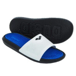 Arena Badslippers Voor Zwembad Marco Blauw/wit -Schoenen Promotiewinkel badslippers voor zwembad marco blauwwit 3