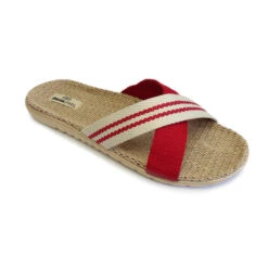 Braziliaanse Damessandalen In Rood Met Rubberen Zool