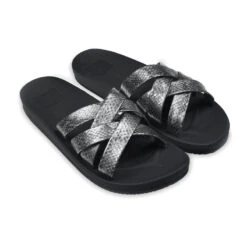 Braziliaanse Teenslippers In Zilverkleur Voor Dames