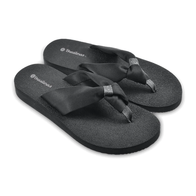 Braziliaanse Teenslippers Voor Dames In Zwarte Kleur 1 Braziliaanse Teenslippers Voor Dames In Zwarte Kleur