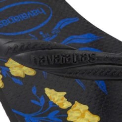 Havaianas DAMESTEENSLIPPERS Bloemen Zwart Opeco -Schoenen Promotiewinkel damesteenslippers bloemen zwart opeco 5