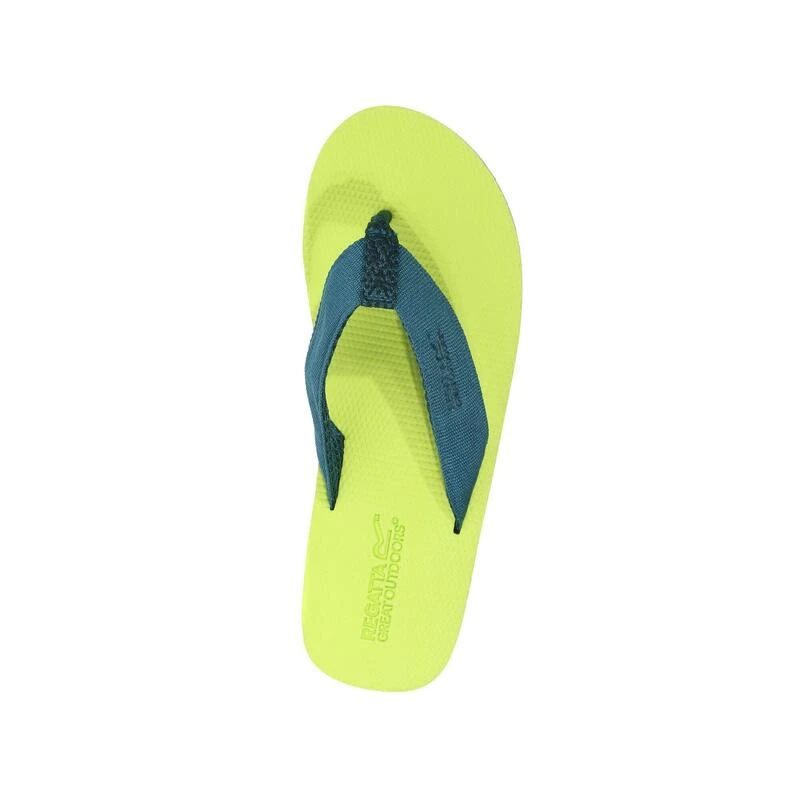 Regatta Heren Rico Teenslippers (Helder Kiwi/Pacifisch Groen) 4 Regatta Heren Rico Teenslippers (Helder Kiwi/Pacifisch Groen) - Afbeelding 4