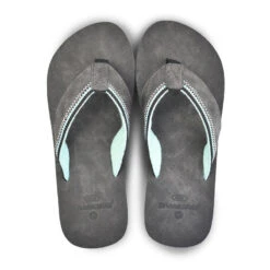 Heren Strand Teenslippers Brasileras Grijs Rubber Zolen -Schoenen Promotiewinkel heren strand teenslippers brasileras grijs rubber zolen 2