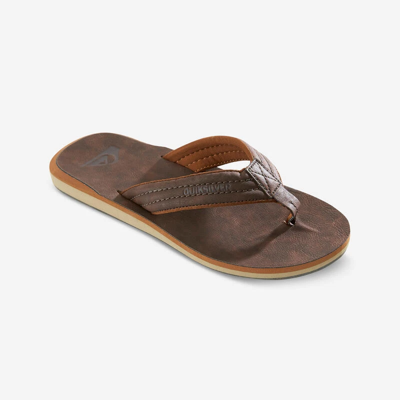 Herenslippers Quiksilver Carver Bruin 1 Herenslippers Quiksilver Carver Bruin