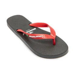 Mannen Braziliaanse Teenslippers Rood En Zwart Met Antislipzool 6 Mannen Braziliaanse Teenslippers Rood En Zwart Met Antislipzool -Schoenen Promotiewinkel mannen braziliaanse teenslippers rood en zwart met antislipzool 1