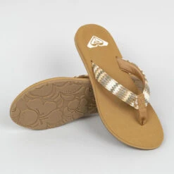 Roxy Slippers Voor Dames Porto Raffia -Schoenen Promotiewinkel slippers voor dames porto raffia 4