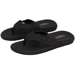 XQ | Teenslipper Heren | Cushioned | Zwart | Flip Flops Heren |