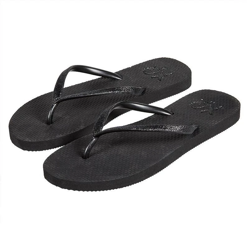 XQ | Teenslippers Dames | Glitter | Zwart | Flip Flops Dames 1 XQ | Teenslippers Dames | Glitter | Zwart | Flip Flops Dames