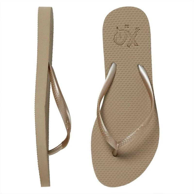 XQ Teenslippers Dames Plain Sand 1 XQ Teenslippers Dames Plain Sand