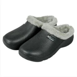 XQ | Tuinklompen Dames | Gevoerd | Zwart | Tuinschoenen | Garden Clogs