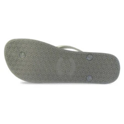 Zilveren Damesstrandslippers Met Rubberen Zool -Schoenen Promotiewinkel zilveren damesstrandslippers met rubberen zool 3