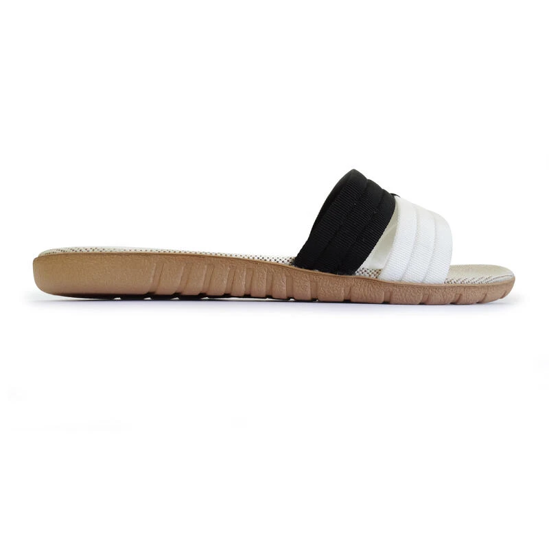 Zwart-witte Braziliaanse Damessandalen Met Rubberen Zool 2 Zwart-witte Braziliaanse Damessandalen Met Rubberen Zool - Afbeelding 2